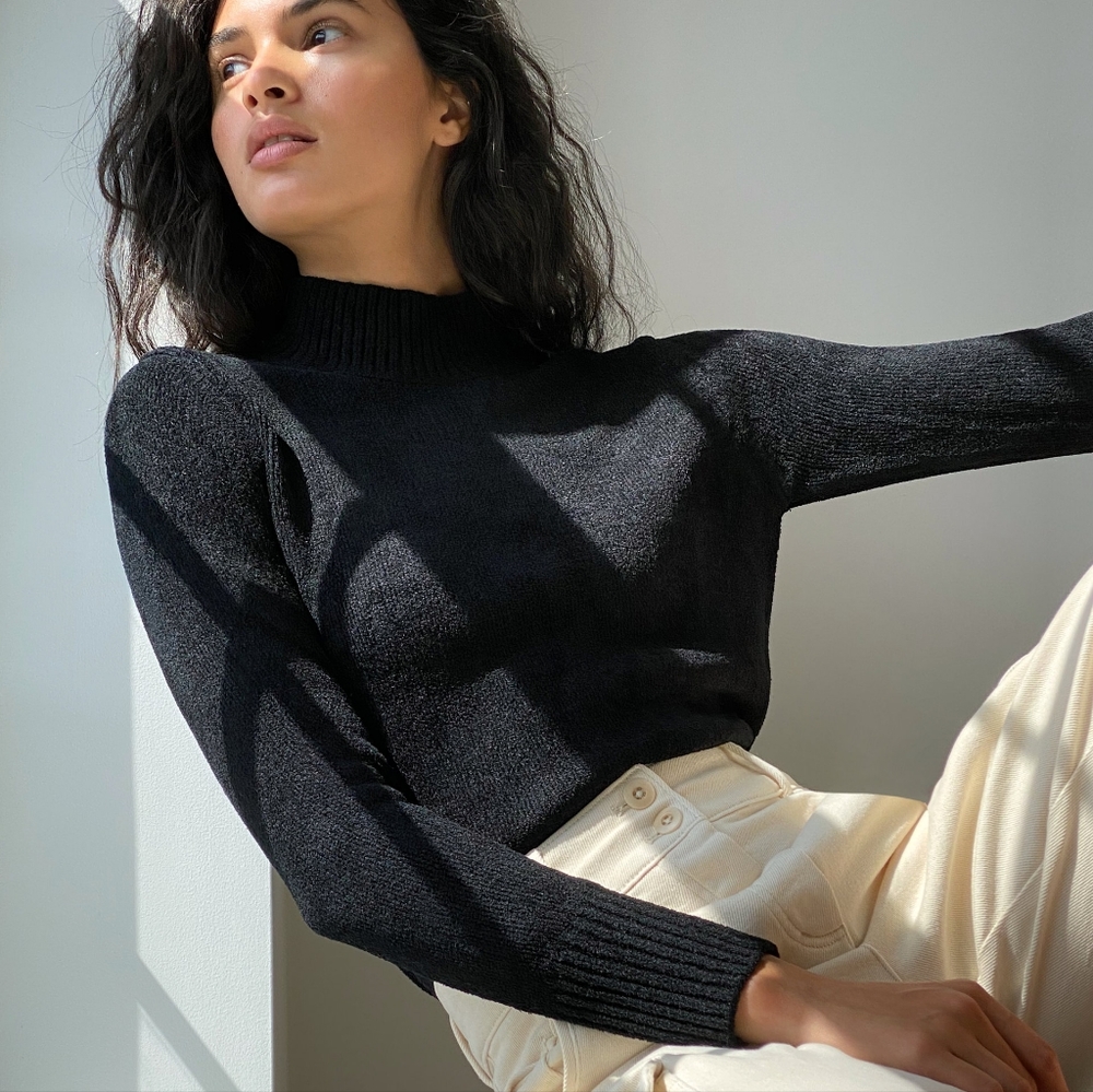 Wilfred Free Essential Chenille Turtleneck